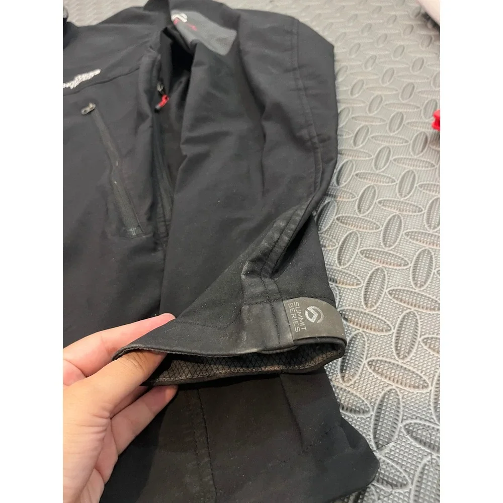 The North Face Summit Series‎ Jacket Mens Large Black Windstopper Softshell Zip